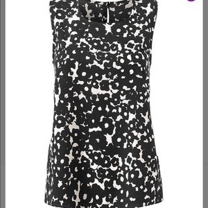 Cabi sleeveless Dixon floral top